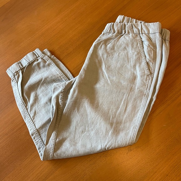 J.Crew Women’s Linen Joggers - Picture 1 of 6